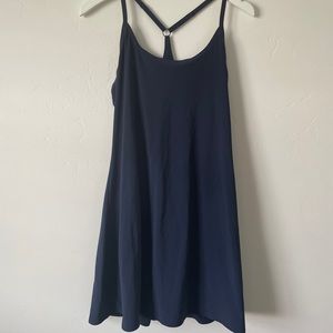 Navy Blue outdoor voices adjustable strap dress